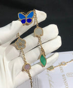 [Clover Jewelry]LUCKY SPRING BUTTERFLY 5 MOTIF BRACELET