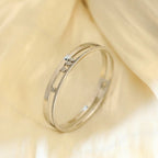 [Clover Jewelry]Move Romane Diamond Bangle Bracelet