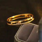 [Clover Jewelry]Move Romane Diamond Bangle Bracelet