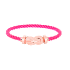 [Clover Jewelry]CHANCE LARGE 8 FIGURE BUCKLE NO DIAMOND BRACELET ROSE GOLD