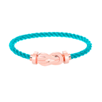 [Clover Jewelry]CHANCE LARGE 8 FIGURE BUCKLE NO DIAMOND BRACELET ROSE GOLD