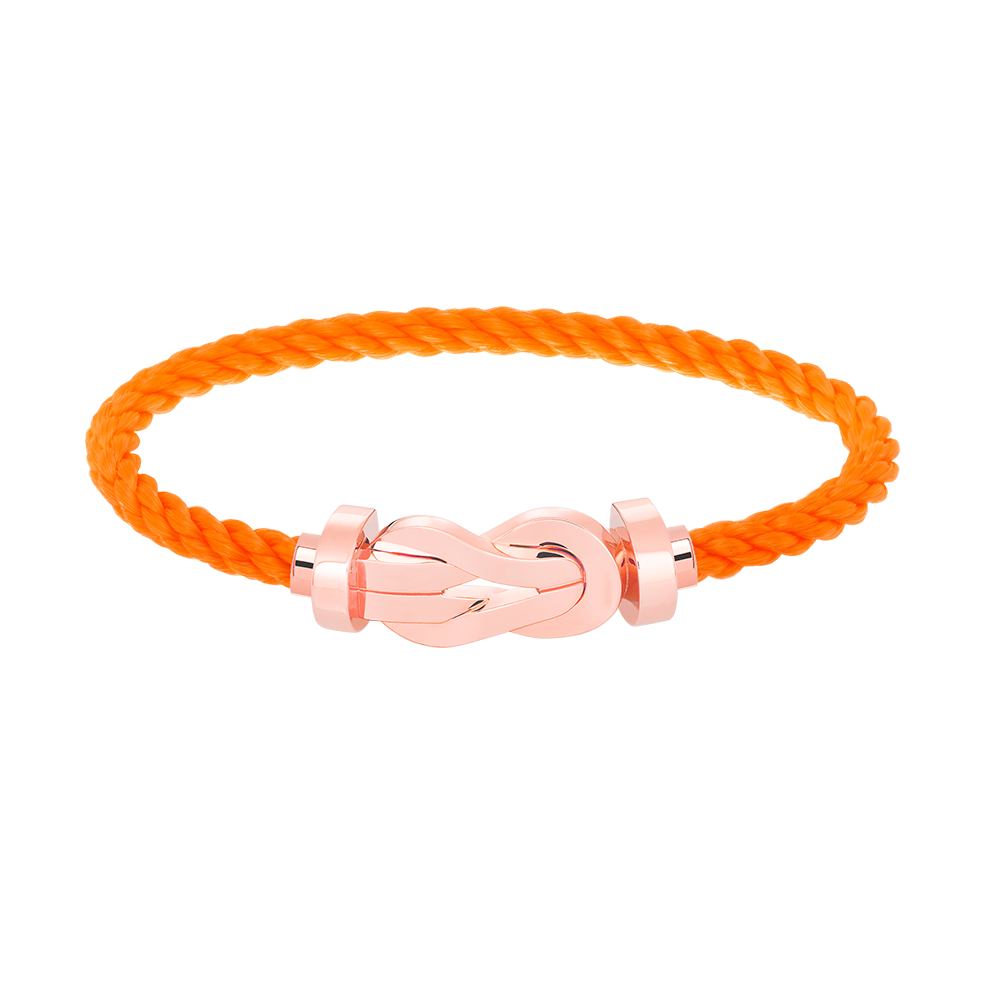 [Clover Jewelry]CHANCE LARGE 8 FIGURE BUCKLE NO DIAMOND BRACELET ROSE GOLD
