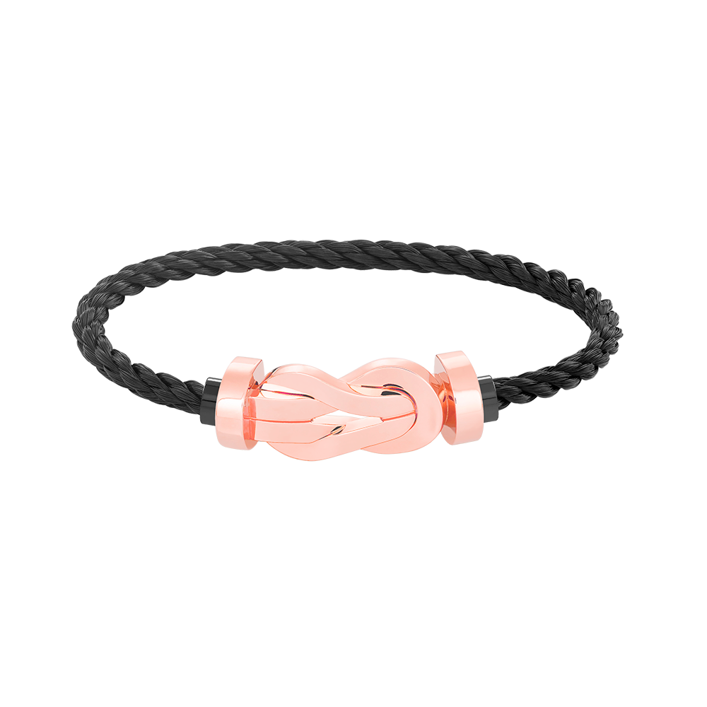 [Clover Jewelry]CHANCE LARGE 8 FIGURE BUCKLE NO DIAMOND BRACELET ROSE GOLD