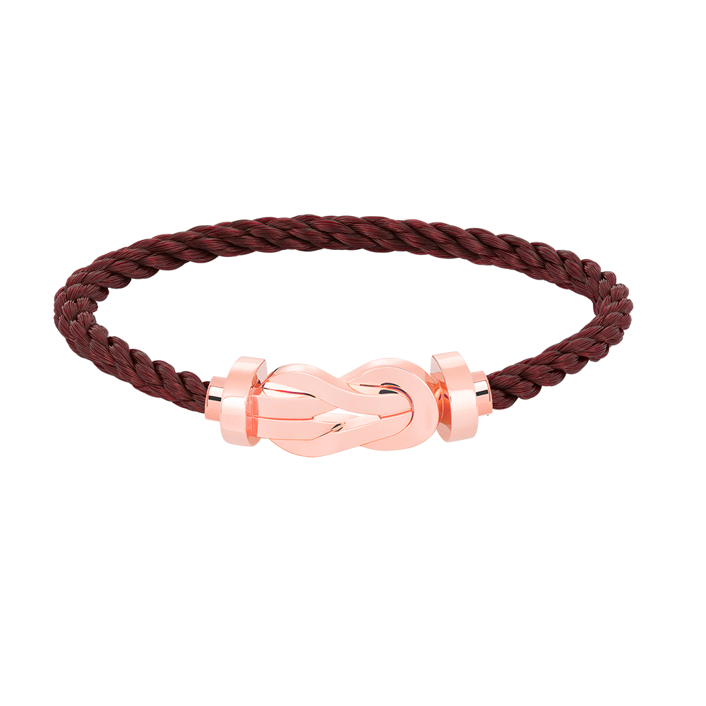 [Clover Jewelry]CHANCE LARGE 8 FIGURE BUCKLE NO DIAMOND BRACELET ROSE GOLD
