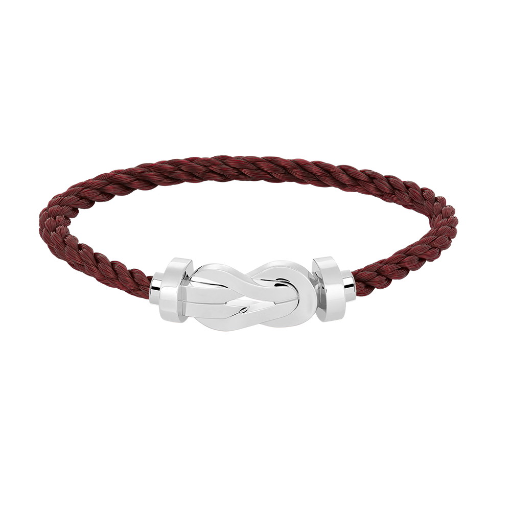 [Clover Jewelry]CHANCE LARGE 8 FIGURE BUCKLE NO DIAMOND BRACELET SILVER
