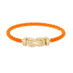 [Clover Jewelry]CHANCE LARGE 8 FIGURE BUCKLE FULLDIAMOND BRACELET GOLD