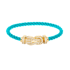 [Clover Jewelry]CHANCE LARGE 8 FIGURE BUCKLE FULLDIAMOND BRACELET GOLD