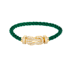 [Clover Jewelry]CHANCE LARGE 8 FIGURE BUCKLE FULLDIAMOND BRACELET GOLD