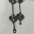 [Clover Jewelry]CLOVER 5 MOTIF BLACK BRACELET