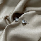 [Clover Schmuck]Zierliche runde Ohrringe