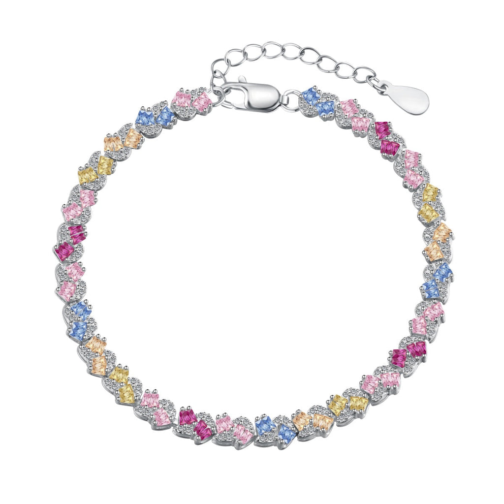 [Clover Jewelry]Aufwendiges buntes Armband in Blumenform für Partys