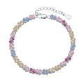 [Clover Jewelry]Aufwendiges buntes Armband in Blumenform für Partys