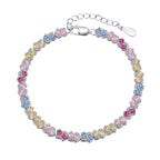 [Clover Jewelry]Aufwendiges buntes Armband in Blumenform für Partys