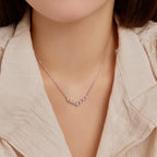 [Clover Jewelry]Funkelnde Regenbogenkette