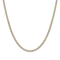 [Clover Jewelry]Zarte runde Tennis Halskette