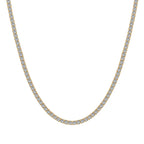 [Clover Jewelry]Zarte runde Tennis Halskette