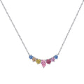 [Clover Jewelry]Dainty Colorful Heart Necklace