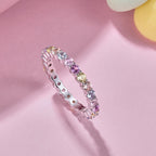 [Clover Jewelry]Dazzling Resplendent Round Cut Party Ring