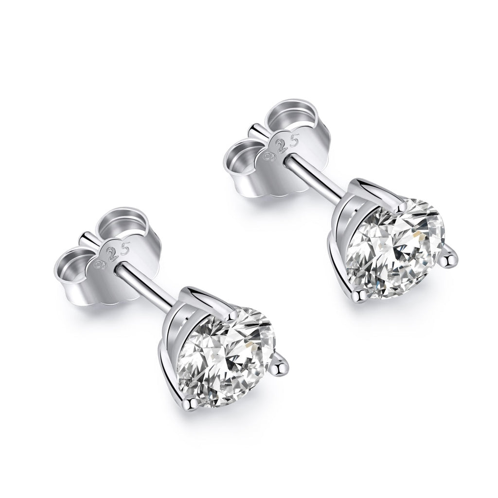 [Clover Schmuck]Zierliche runde Ohrringe
