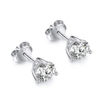 [Clover Schmuck]Zierliche runde Ohrringe