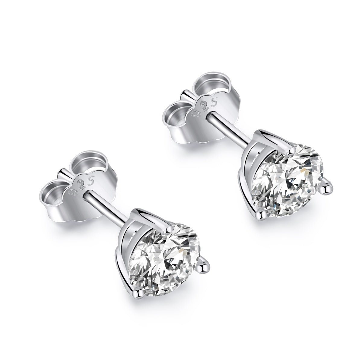 [Clover Schmuck]Zierliche runde Ohrringe