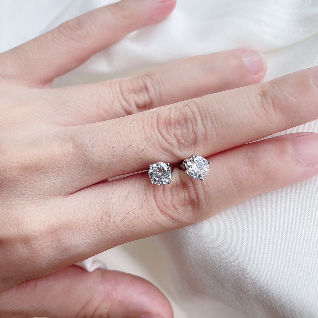 [Clover Jewelry]Einzigartige runde Ohrringe