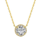 [Clover Jewelry]Luxurious Round Cut Necklace