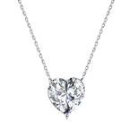 [Clover Schmuck]6.0 Karat Radiant Herzform Halskette