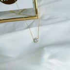[Clover Jewelry]Luxurious Round Cut Necklace