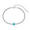[Clover Jewelry]0.75 Karat Exquisites ovales Armband für jeden Tag