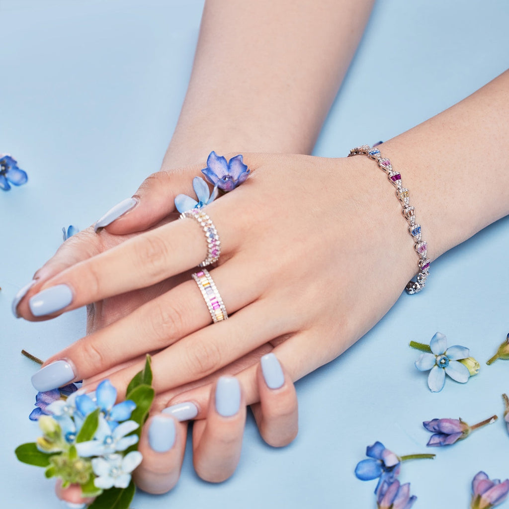 [Clover Jewelry]Funkelndes Armband in Wassertropfenform für den Alltag