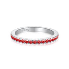 [Clover Jewelry]Delicate Sparkling Round Cut Daily Ring