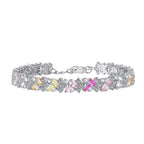 [Clover Jewelry]Dazzling Unique Multi Shape Daily Bracelet