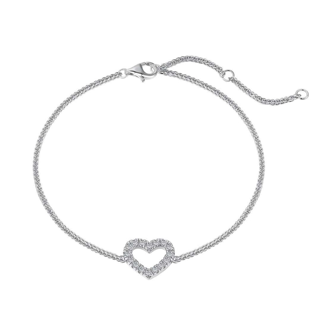 [Clover Jewelry]Heart Shape Lover Bracelet