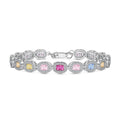 [Clover Jewelry]Exquisite Ornate Emerald Cut Daily Bracelet