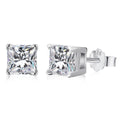[Clover Jewelry]1,0 Karat Radiant Princess Cut Hochzeits-Ohrringe