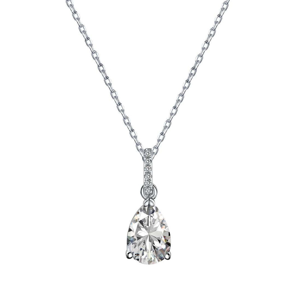[Clover Jewelry]Zarte Wassertropfen-Form Modekette