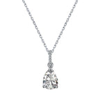 [Clover Jewelry]Zarte Wassertropfen-Form Modekette
