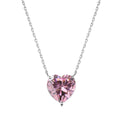 [Clover Schmuck]6.0 Karat Radiant Herzform Halskette