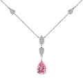 [Clover Jewelry]Dazzling Pear Cut Necklace