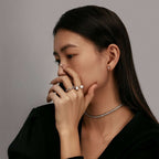 [Clover Schmuck]Elegante Tennis-Halskette