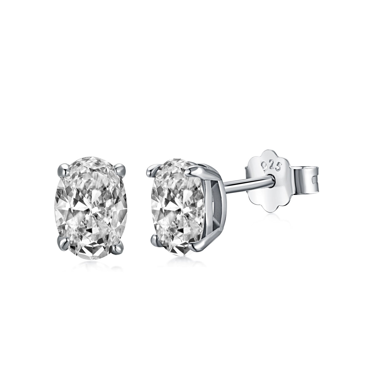 [Clover Jewelry]Ovale klassische würdevolle elegante Ohrringe