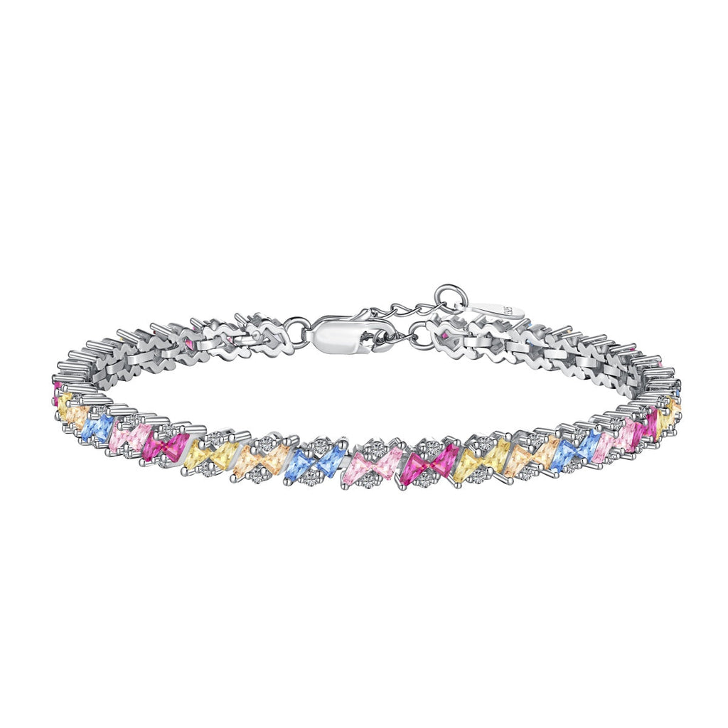 [Clover Jewelry]Funkelndes Partyarmband mit aufwendigem Mehrfachschliff