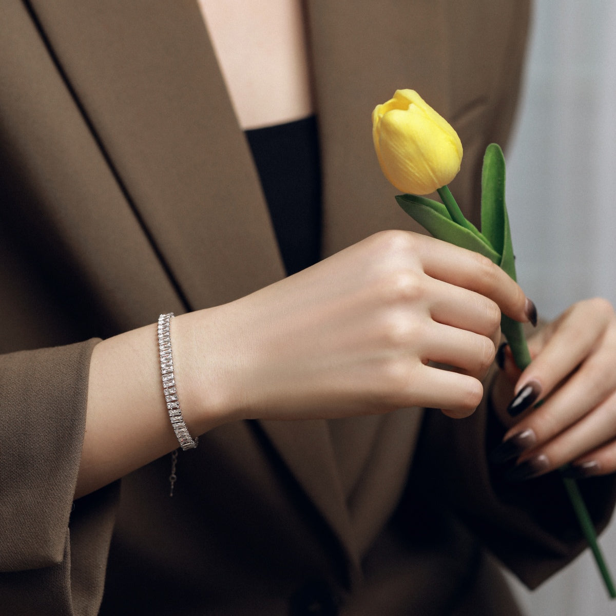 [Clover Jewelry]Exquisites Smaragd-Armband für jeden Tag