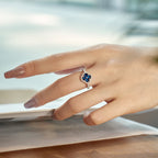 [Clover Jewelry]Four Leaf Clover Flower Design Ring