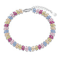 [Clover Jewelry]Sparkling Exquisite Multi Cut Party Bracelet