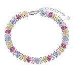[Clover Jewelry]Sparkling Exquisite Multi Cut Party Bracelet