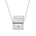 [Clover Jewelry]Umschlag Herzförmige Muttertagskette