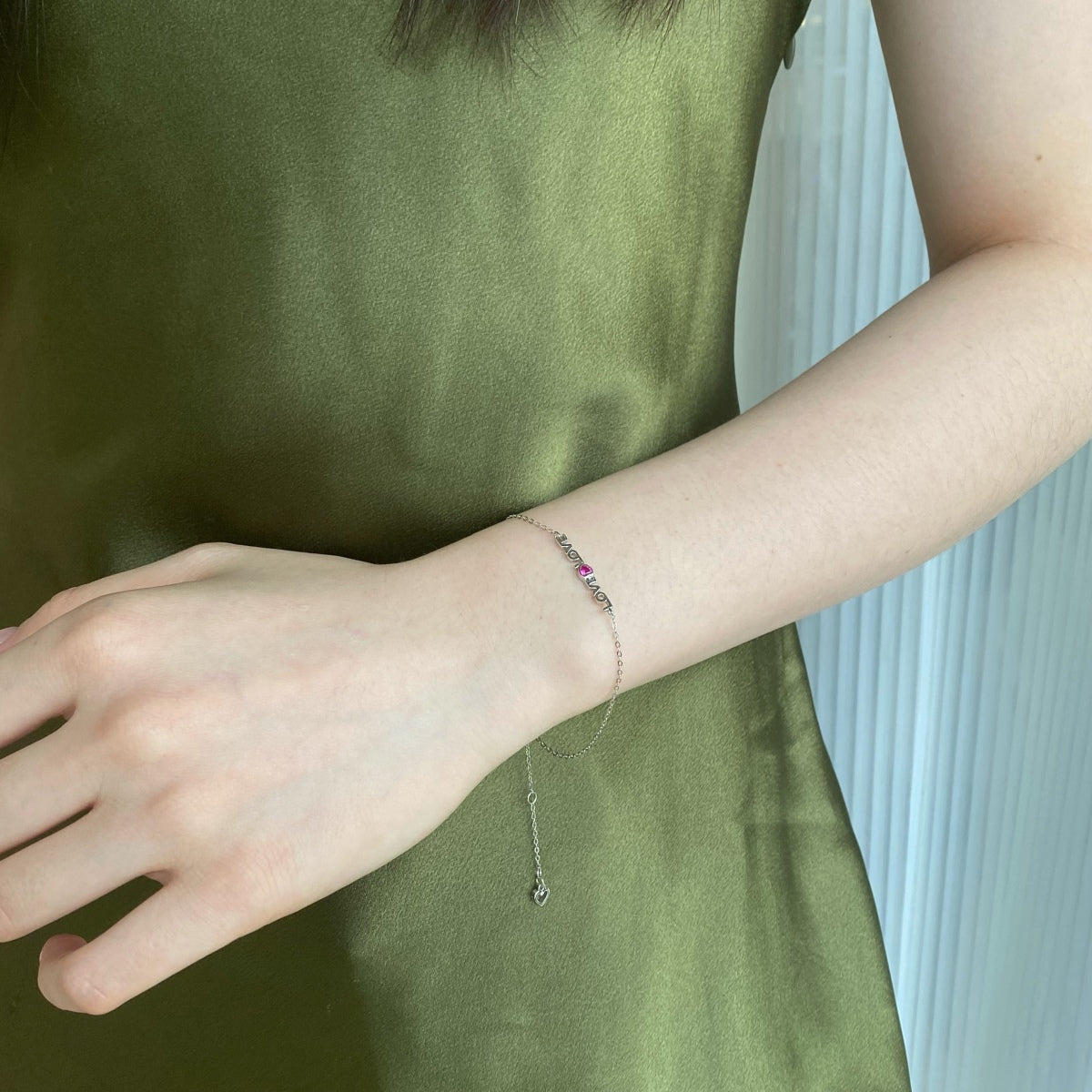 [Clover Jewelry]Romantisches Herzform-Liebhaber-Armband
