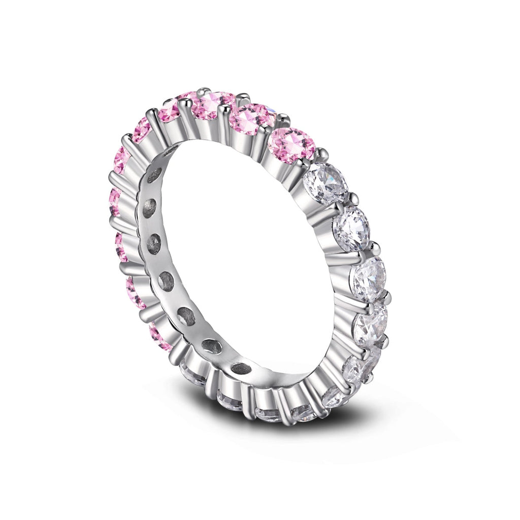 [Clover Jewelry]ラウンドカットテニスリング